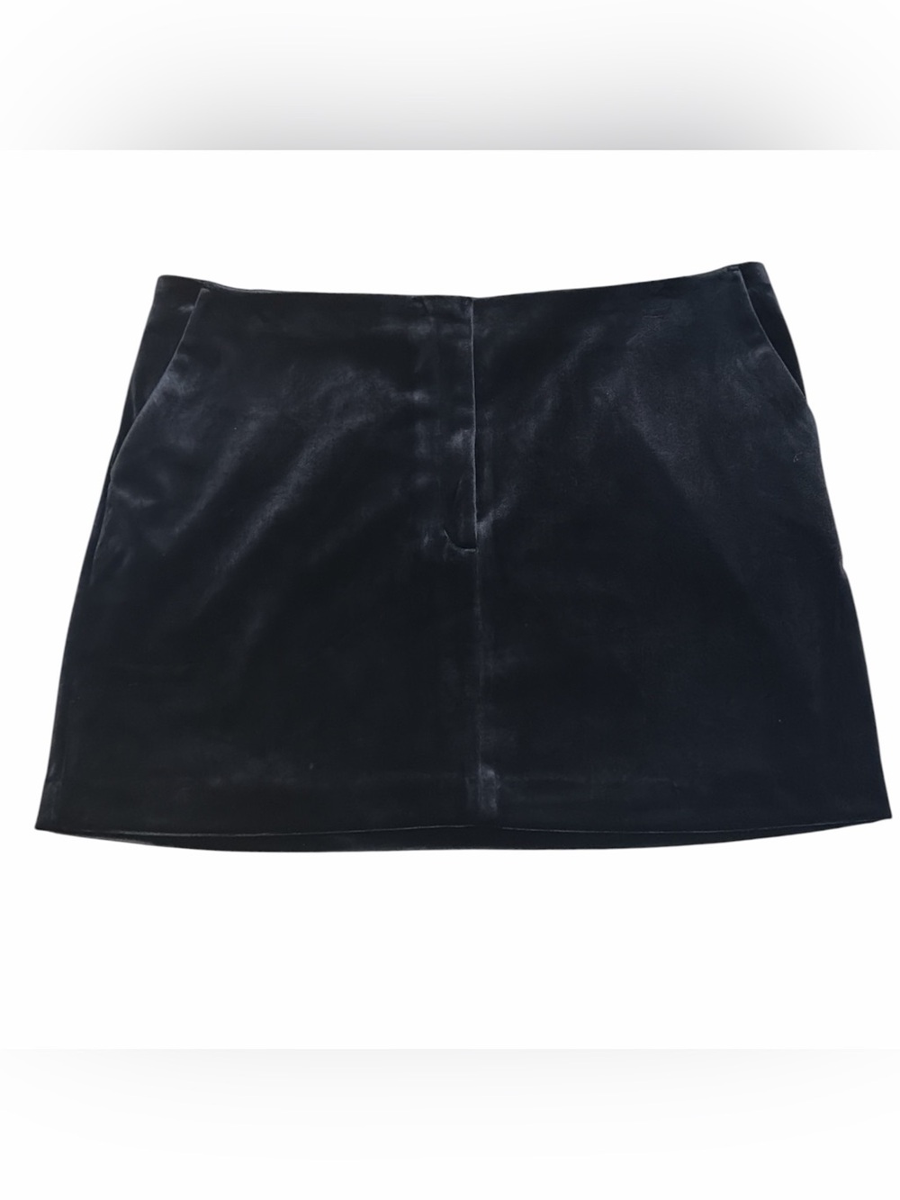 Dark Academia Express Black Velvet Mini Skirt XL NWT Goth Holiday
